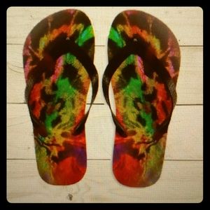 NWT* Rasta Lion Flip Flops * Unisex * L 💗